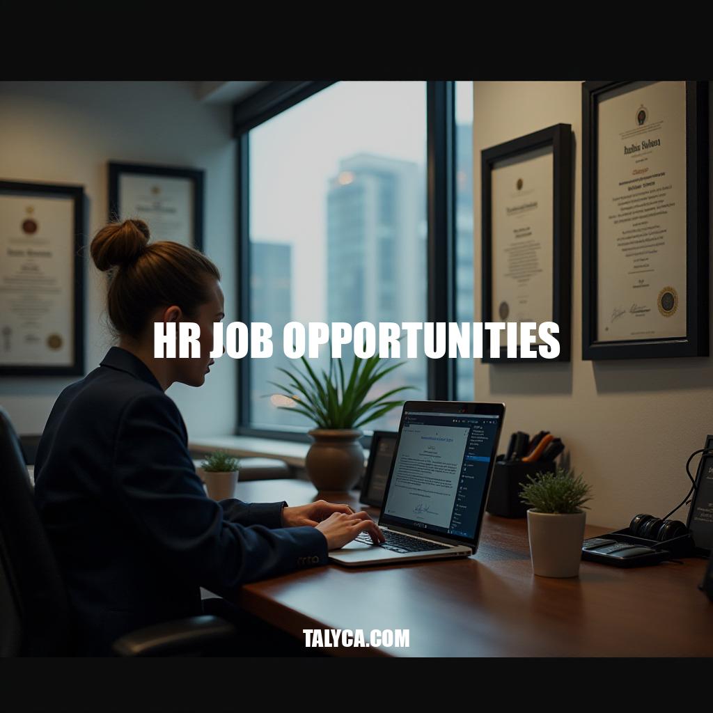 HR Job Opportunities in Canada: Career Growth, Certifications & Top Cities