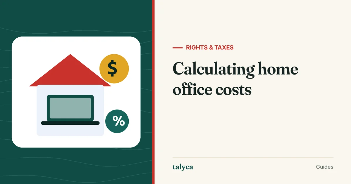 Illustration: Calculating home office costs