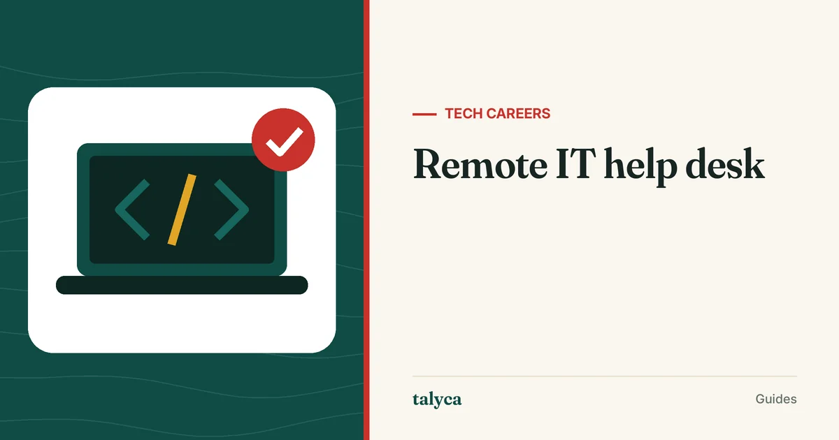 Illustration: Remote IT help desk